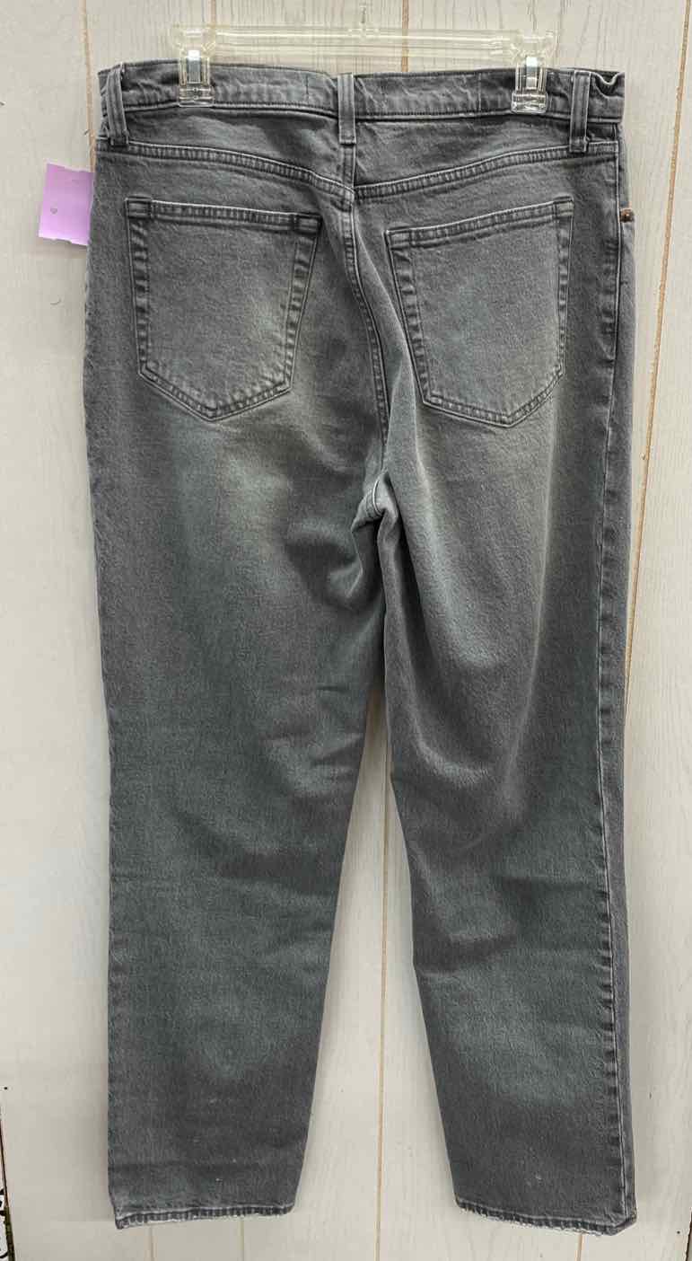 Abercrombie & Fitch Gray Womens Size 12 Long Jeans