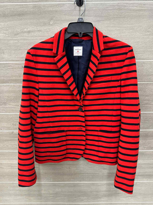 J Crew Red Womens Women Size 10 Blazer