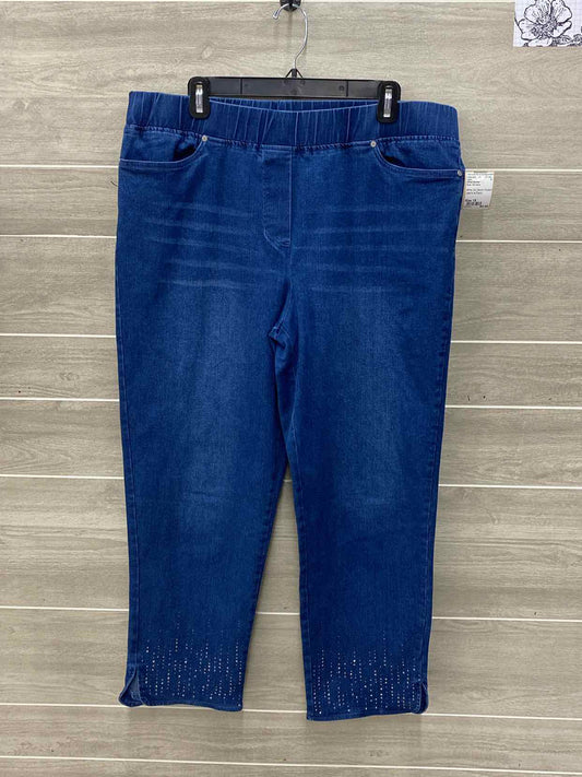 Alfred Dunner Blue Womens Size 18 Jeans