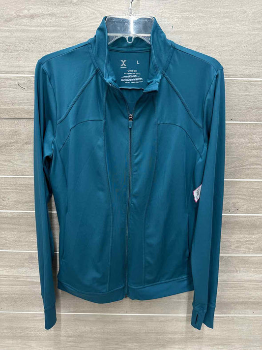 Xersion Size L Teal Womens Sweatshirt