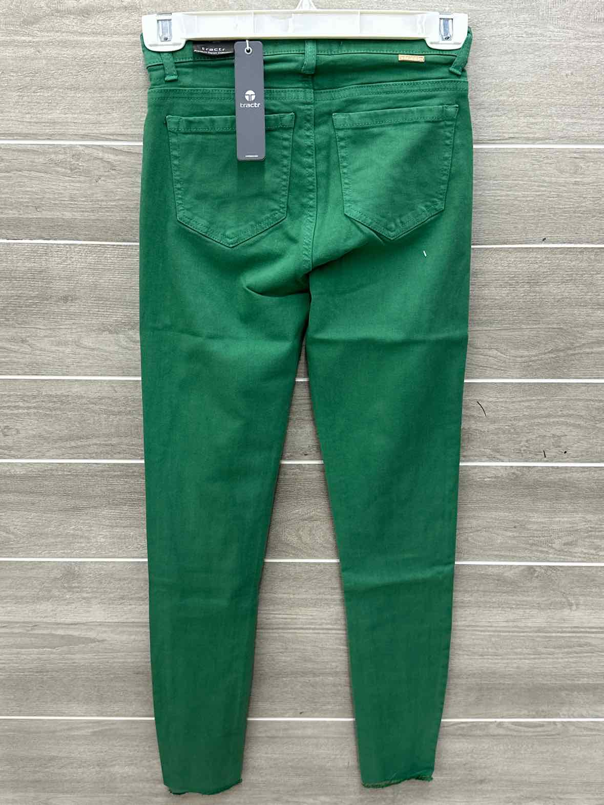 Tractr Green Junior Size 00 Jeans
