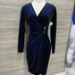 Calvin Klein Size 2 Navy Womens Dress