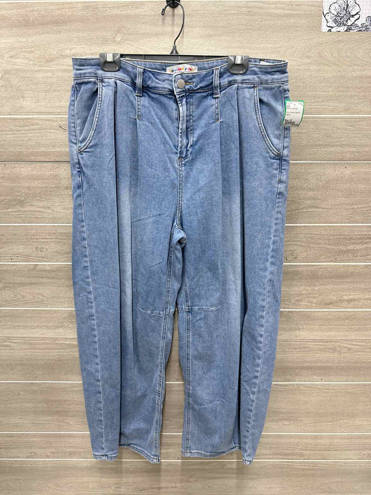 Risen Size 1X Blue Plus Jeans