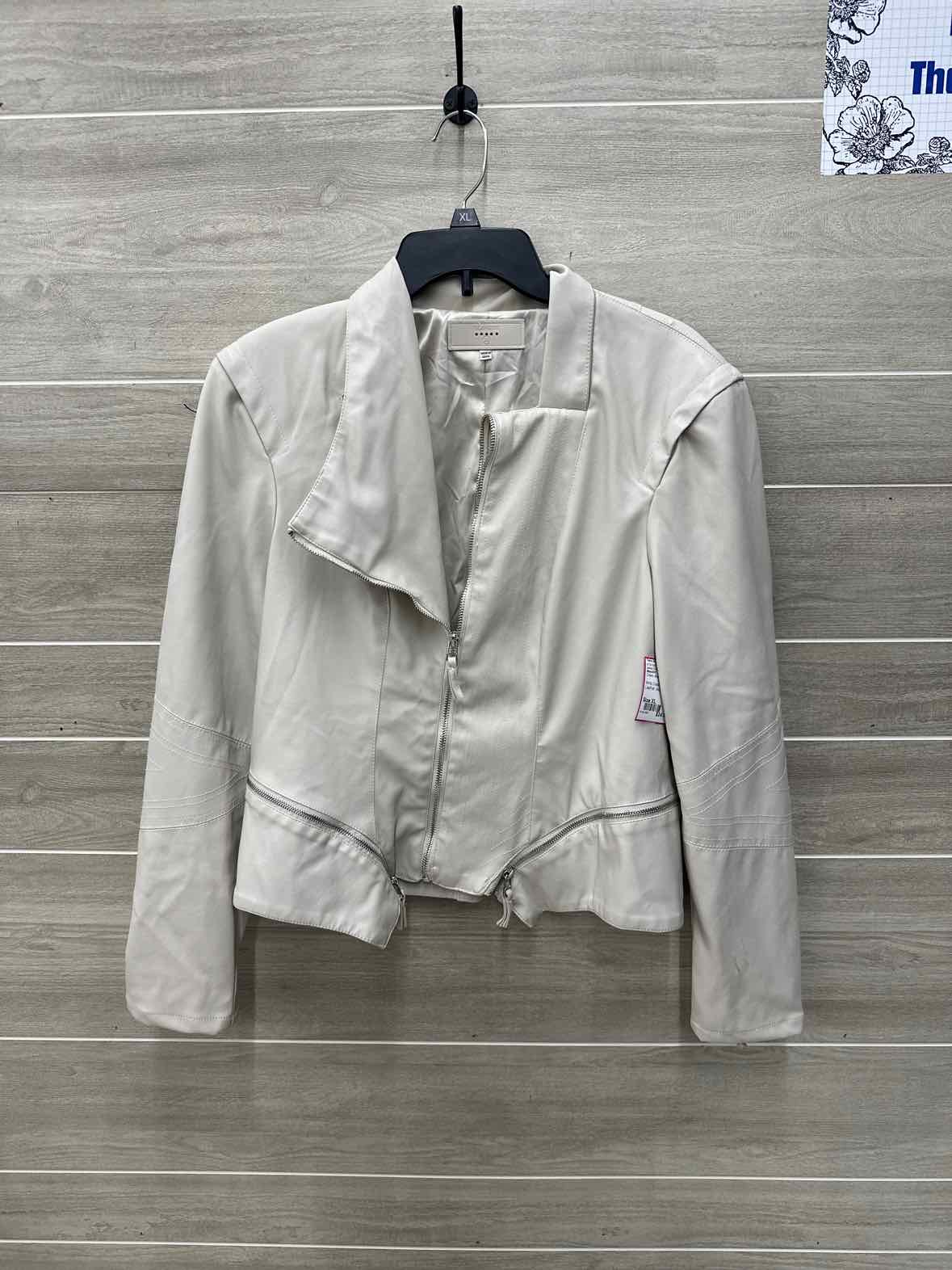 BlankNYC Size XL Cream Womens Jacket (Outdoor)
