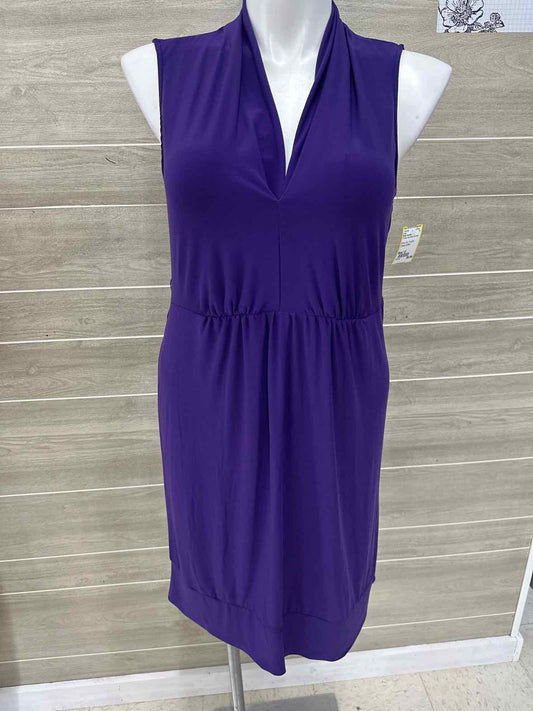 Daisy Fuentes Purple Womens Women Size 12 Dress