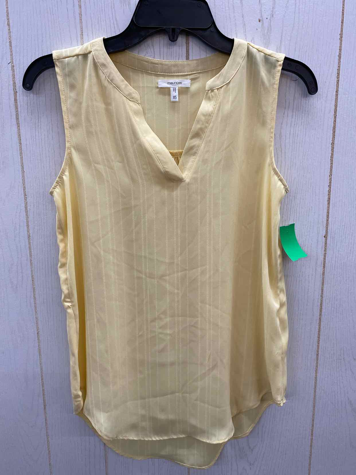 Maurices Yellow Womens Size XS Tank Top