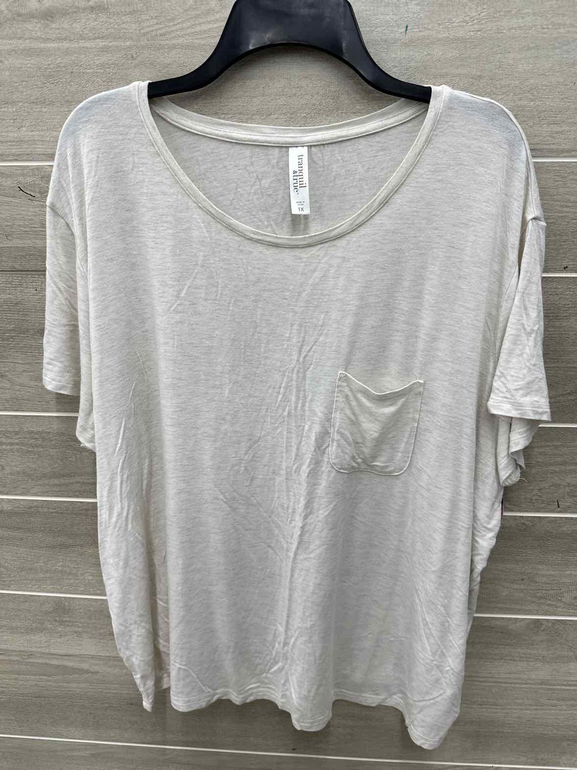 Size 1X Tan Plus Shirt