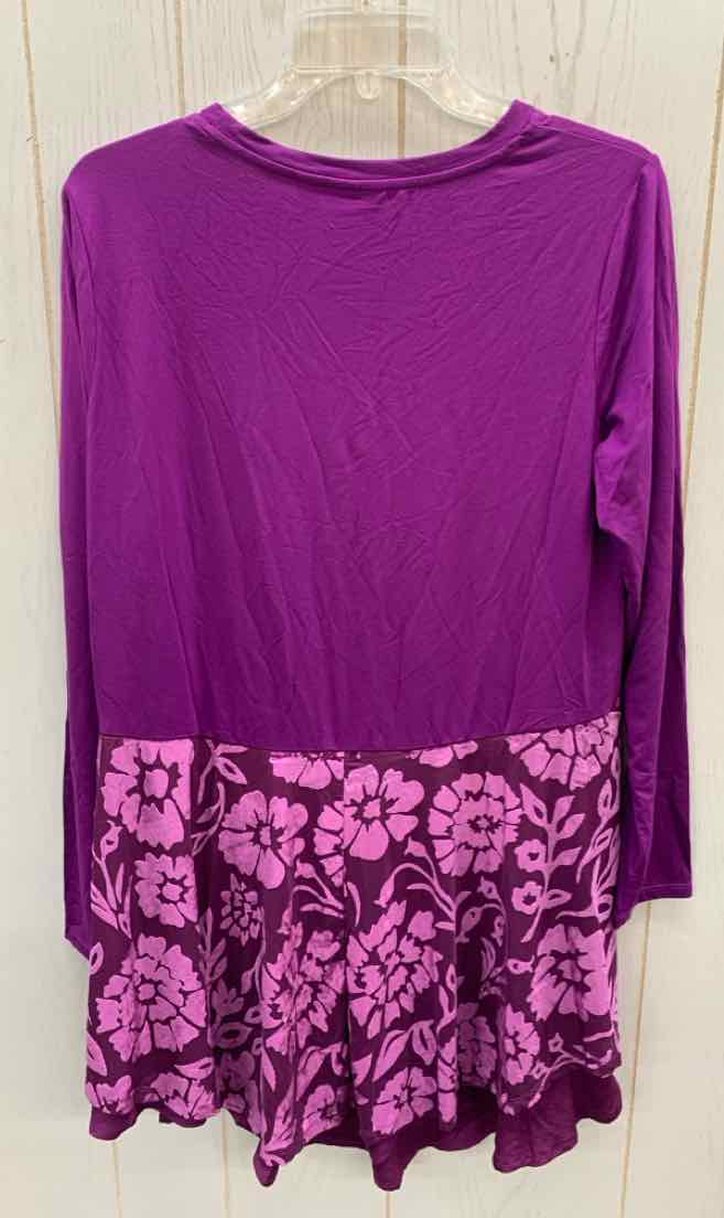 LOGO Purple Womens Size M Shirt