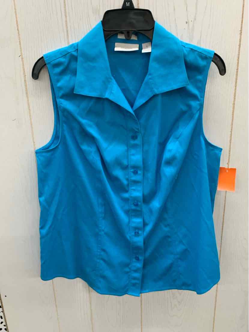 Chico's Blue Womens Size M Shirt