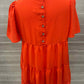 Size 12/14 Orange Womens Dress