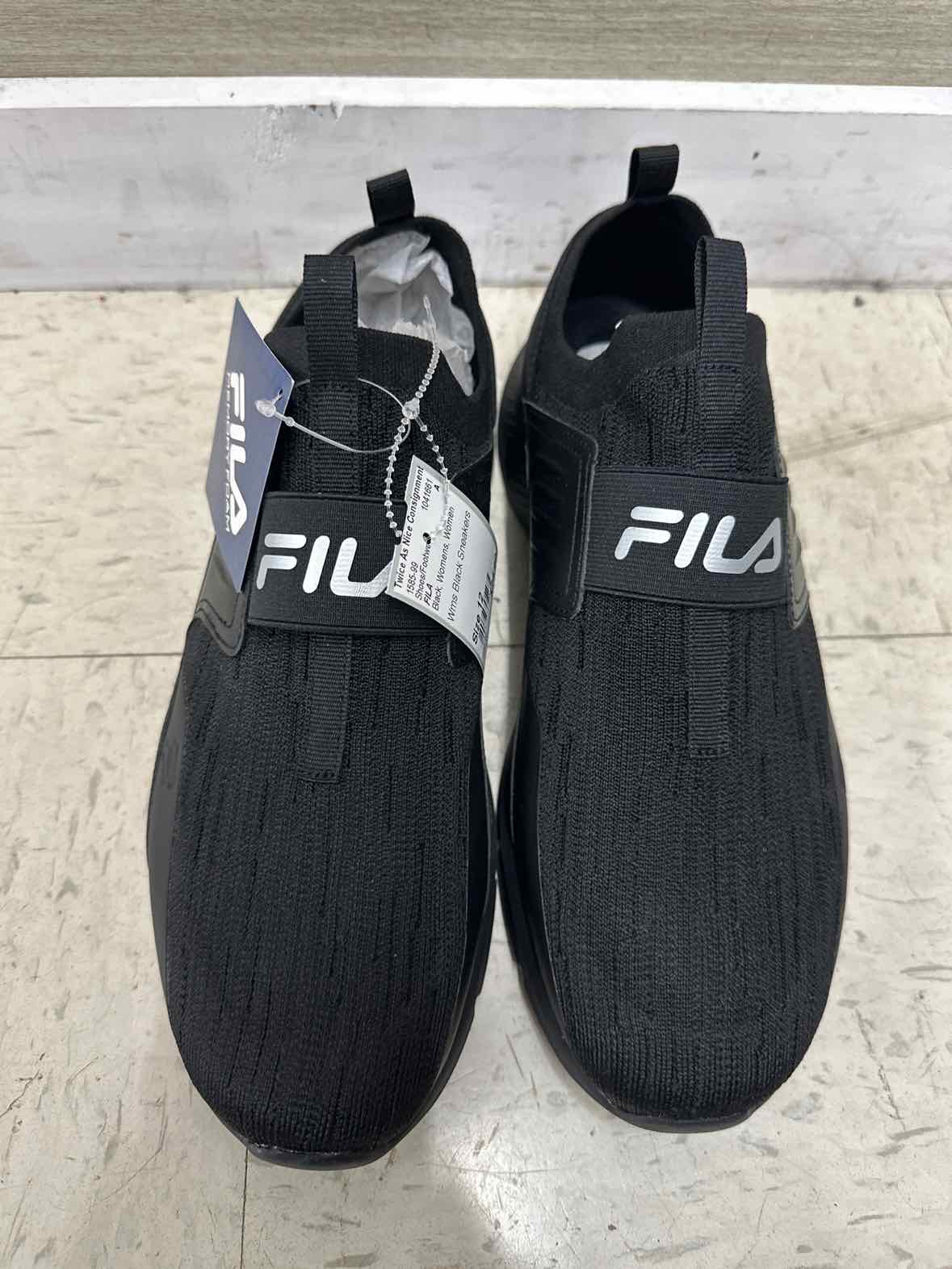 FILA US Shoe Size 12 Black Womens Shoes/Footwear