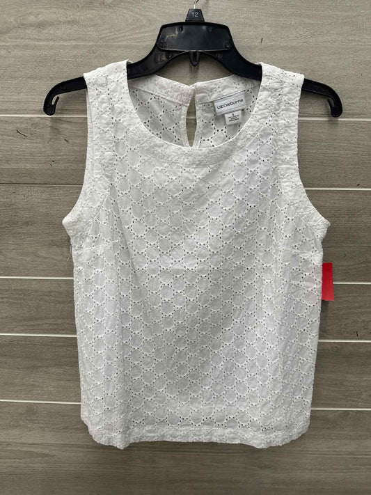 Liz Claiborne Size S White Womens Tank Top
