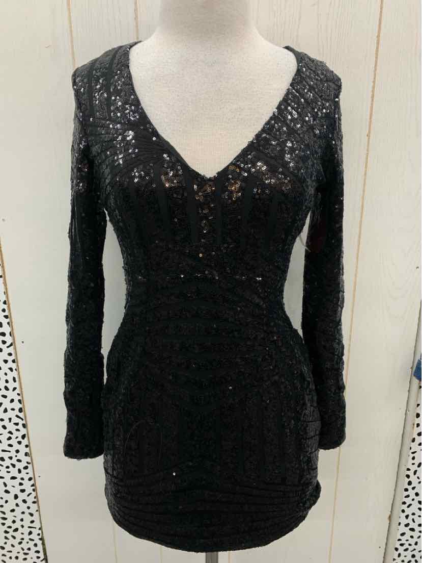 ReVamped Black Womens Size 4 Dress