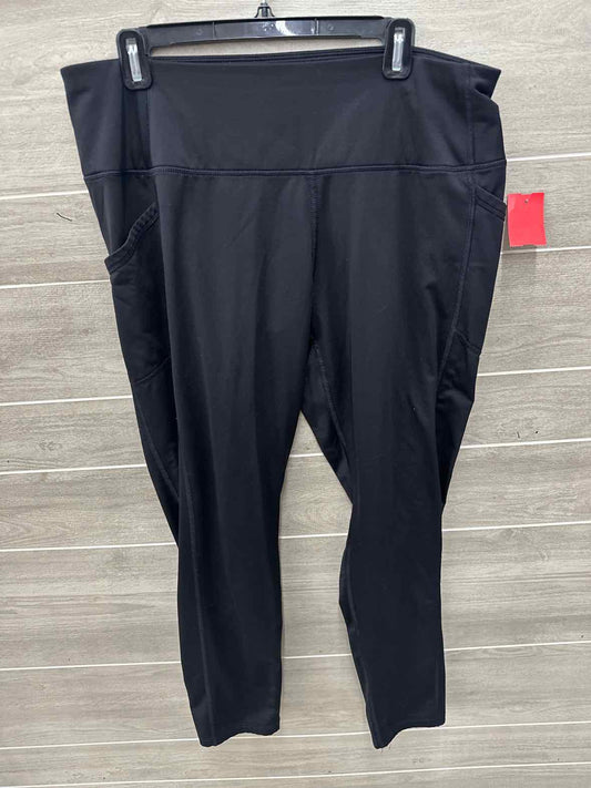 Layer 8 Black Womens Women Size XXL Leggings