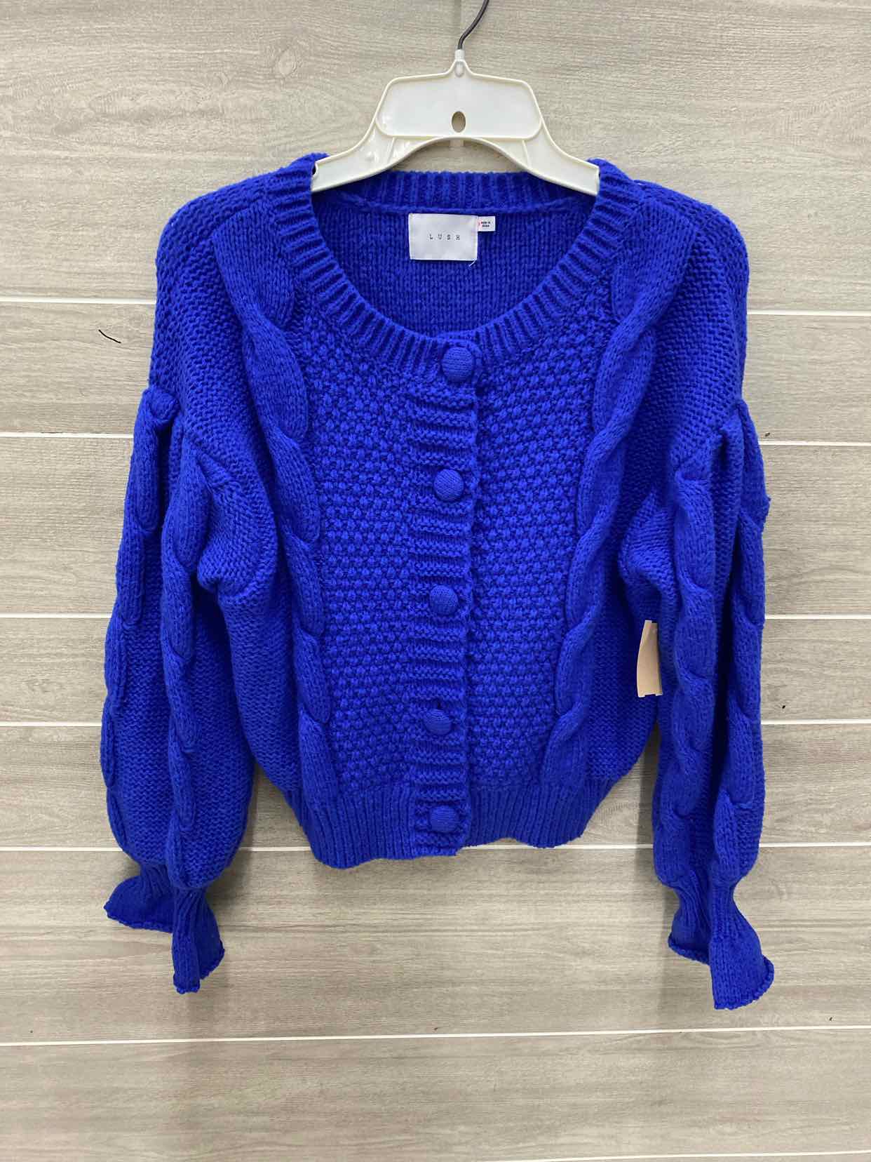 Lush Blue Womens Size M Sweater
