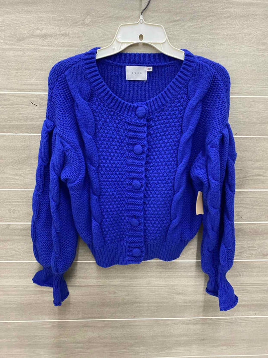 Lush Blue Womens Size M Sweater