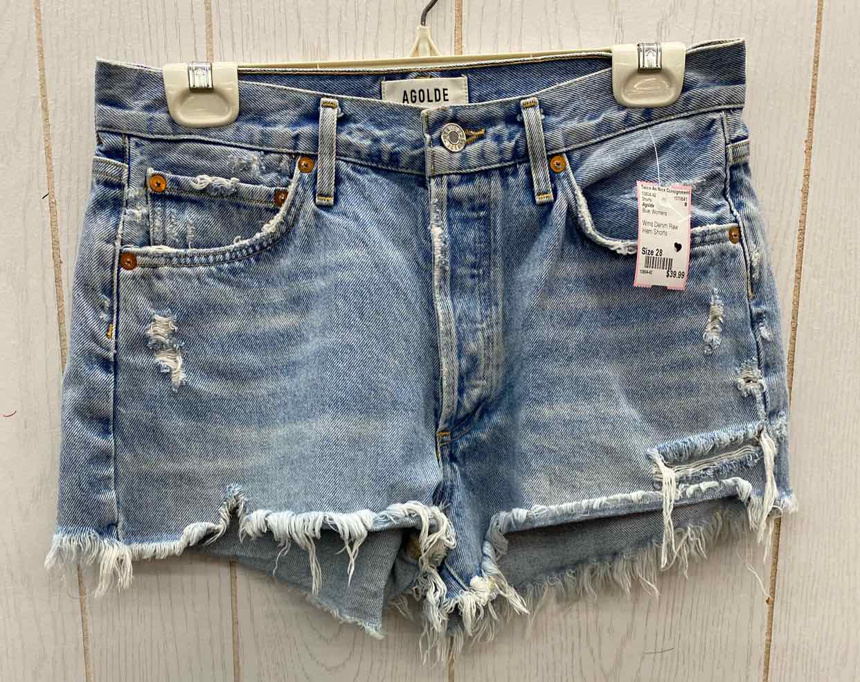 Agolde Blue Womens Size 28 Shorts