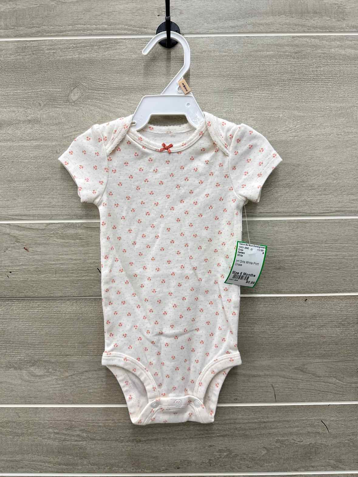 Carters Infant 6 Months Onsie