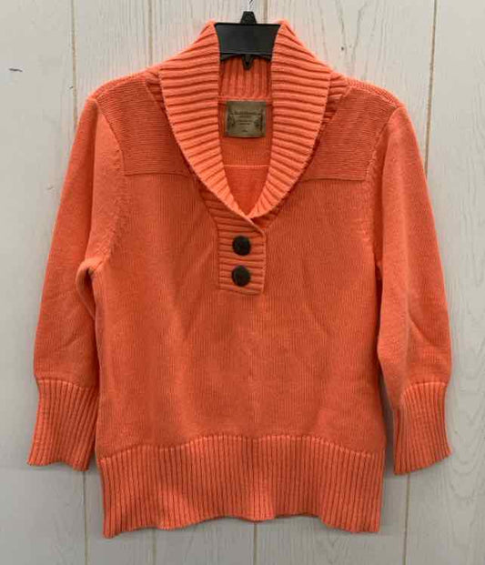 Ruff Hewn Coral Womens Size L Sweater