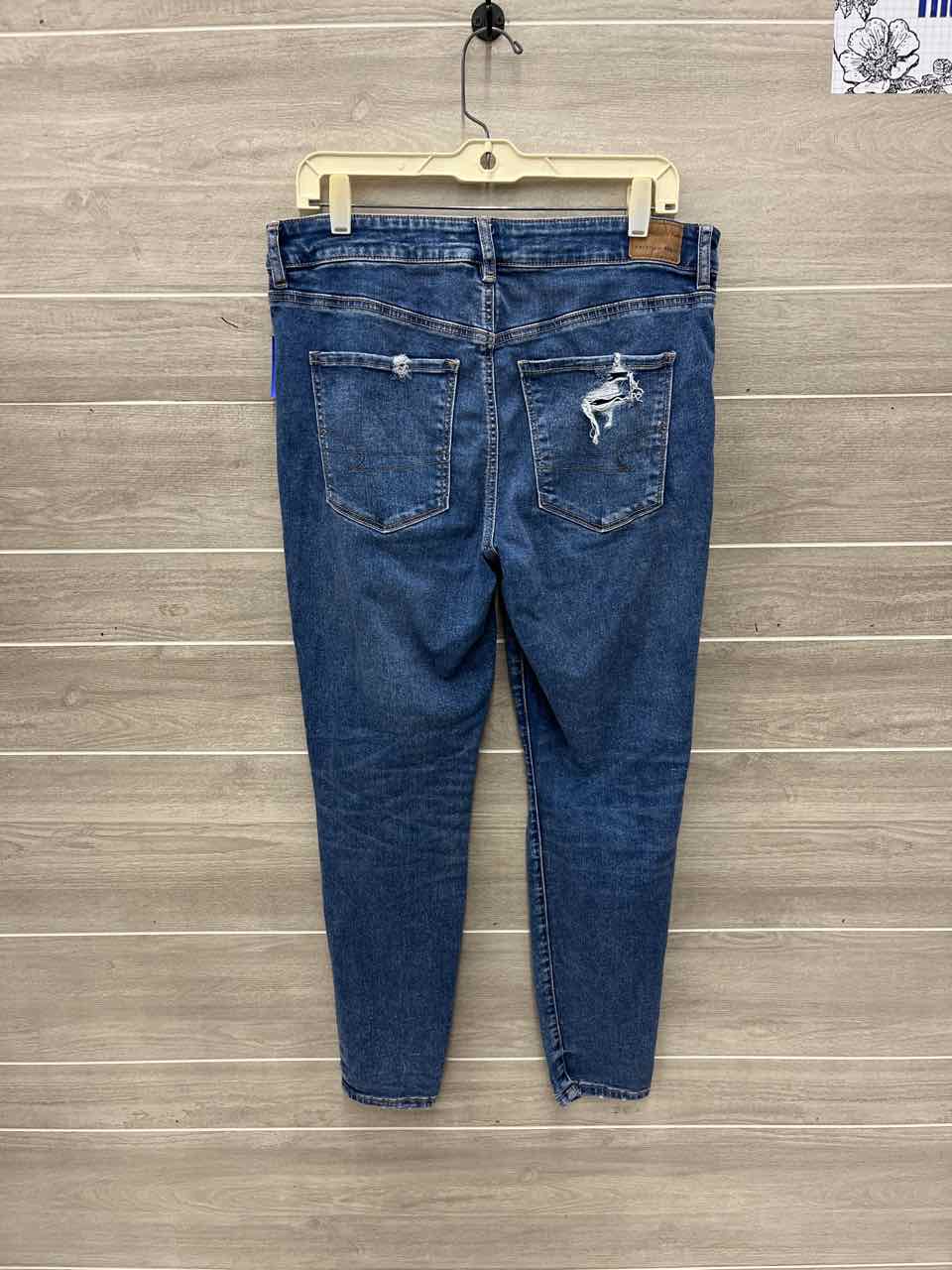 American Eagle Size 14 Blue Womens Jeans