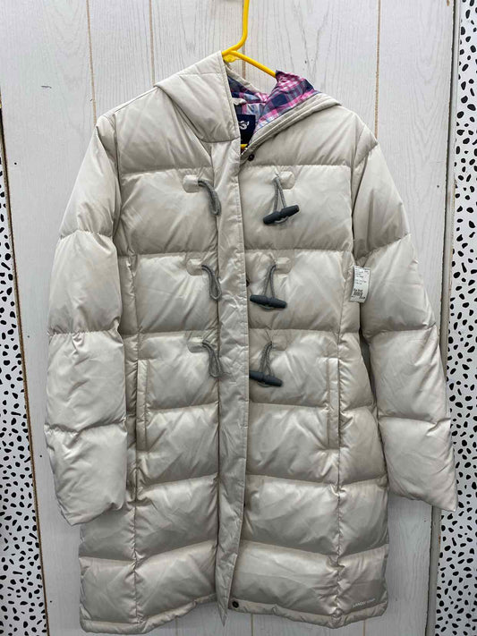 Lands End Cream Womens Size Small Jacket (Outdoor)