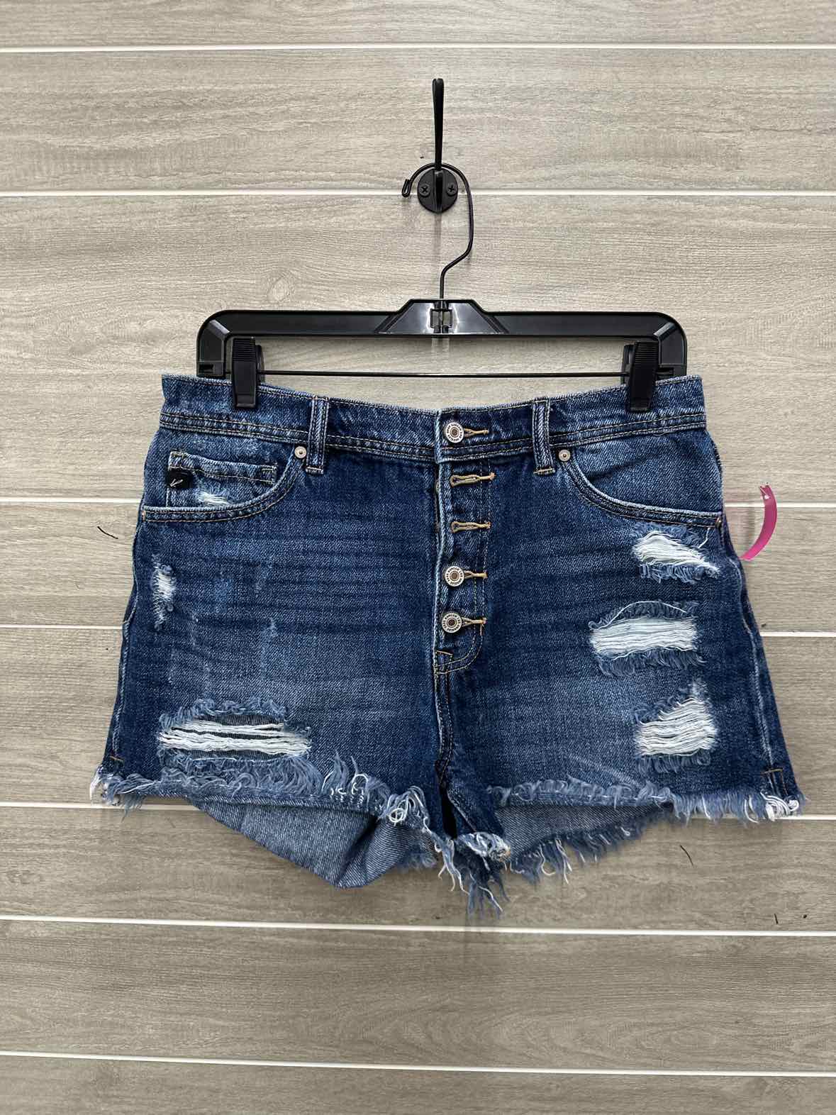 KanCan Size 6 Blue Womens Shorts