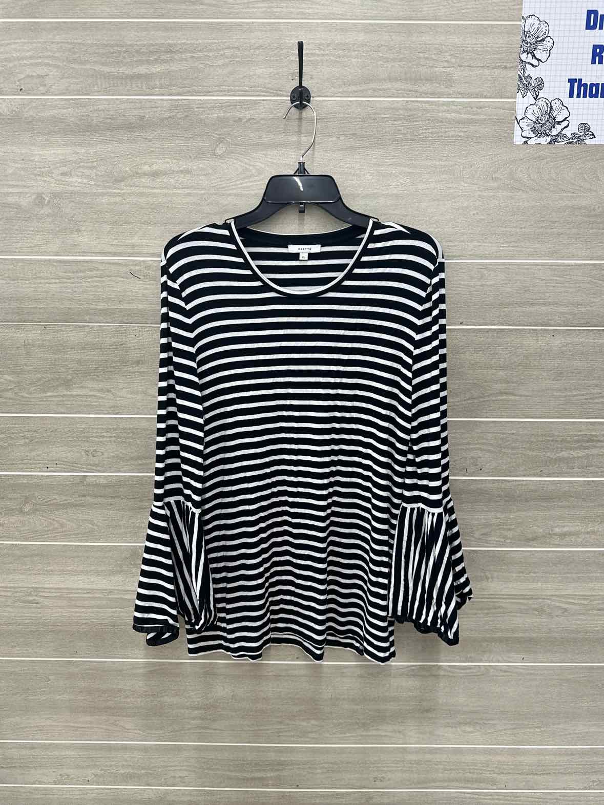 Maette Size XL Black Womens Shirt