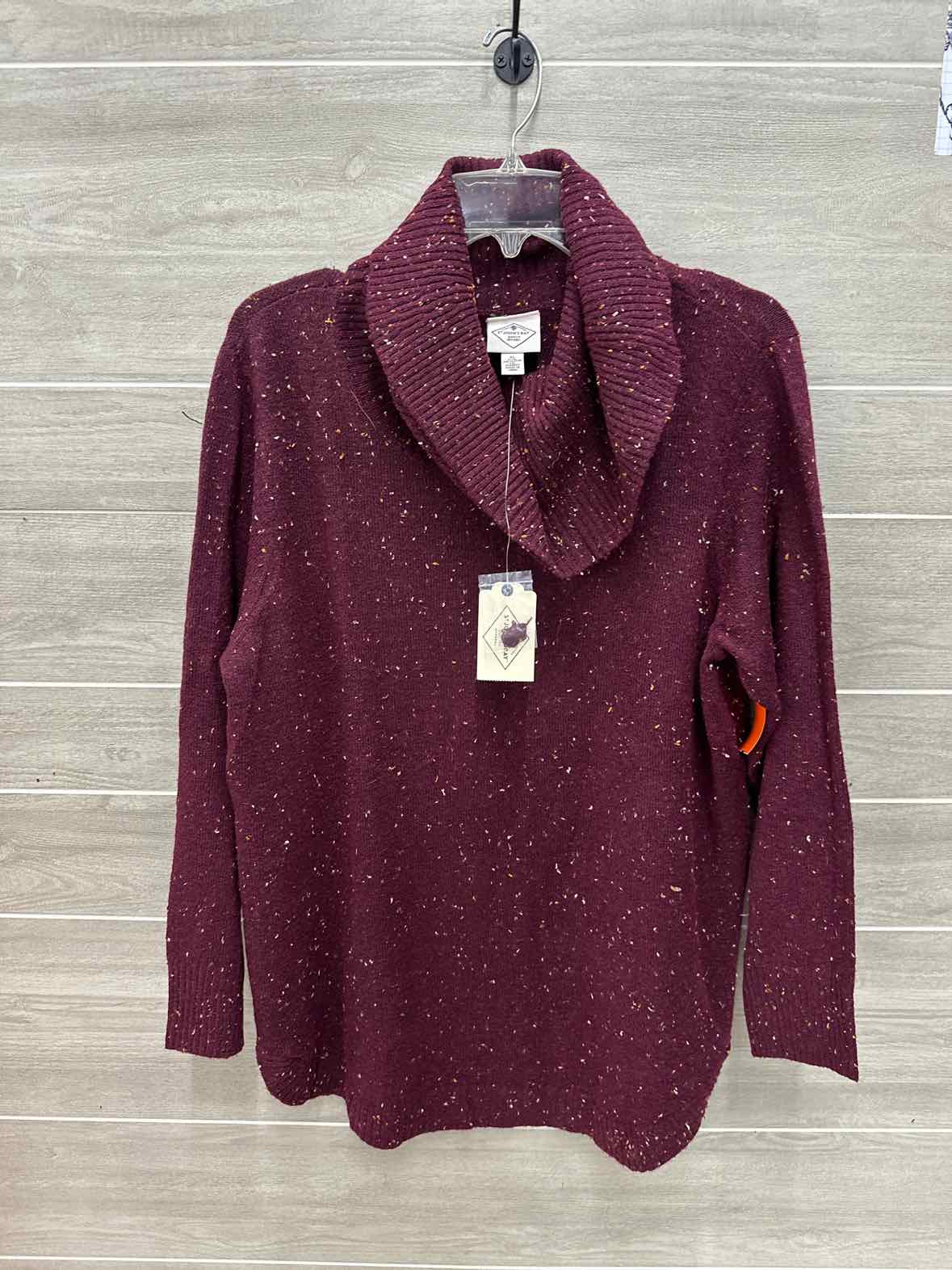 SJB Size XL Burgundy Womens Sweater