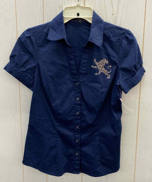 Express Navy Junior Size Small Shirt