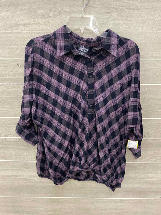 Angie Purple Womens Size Small Shirt