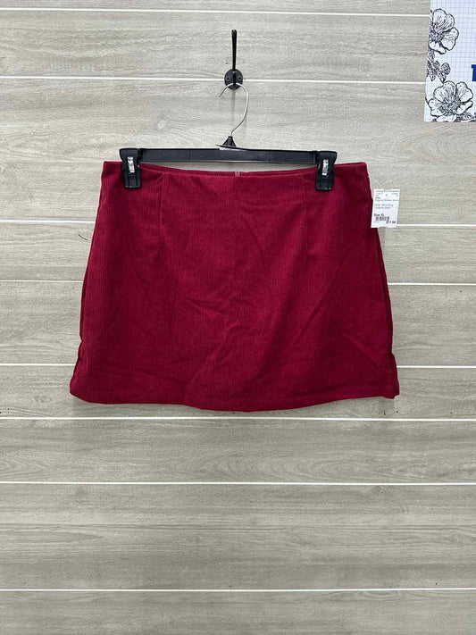Halara Size XL Burgundy Womens Skirt