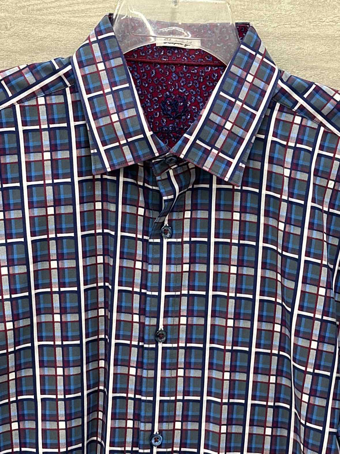 Bugatchi Size L Men Mens Shirt