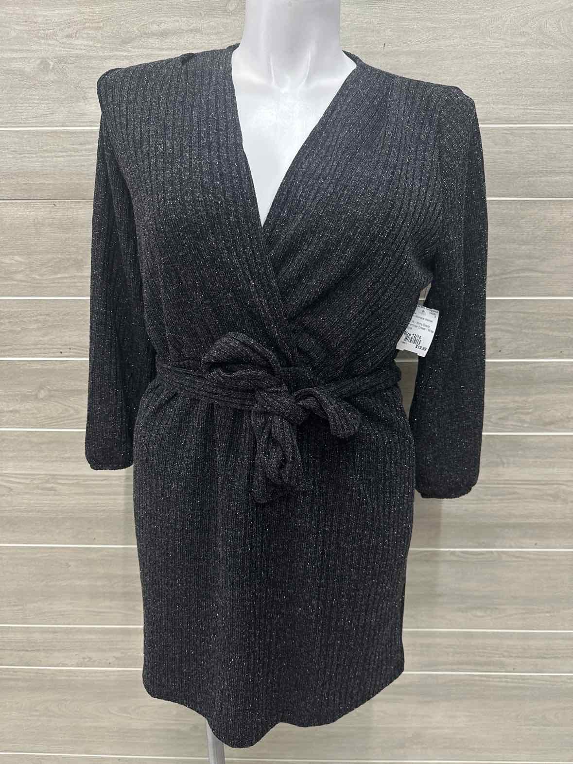 fraiche Size 12/14 Black Womens Dress