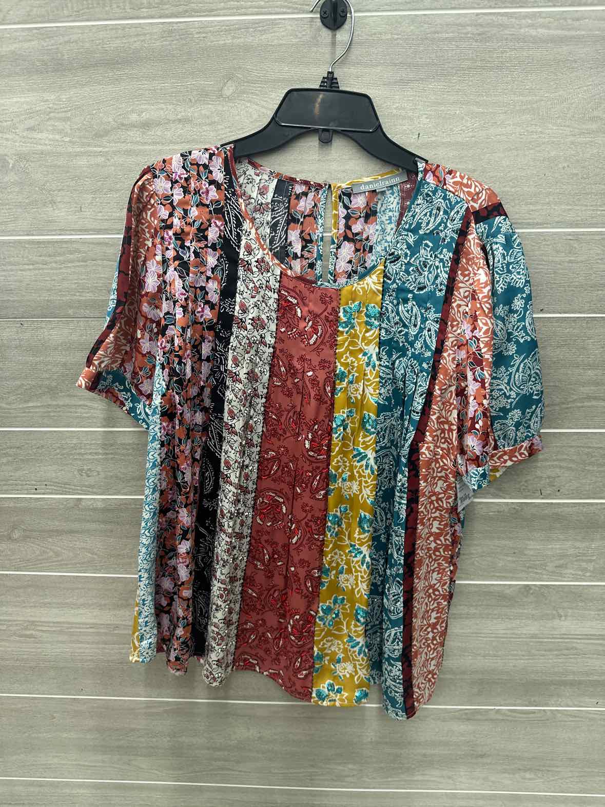 Daniel Rainn Size 1X Multi-Color Plus Shirt