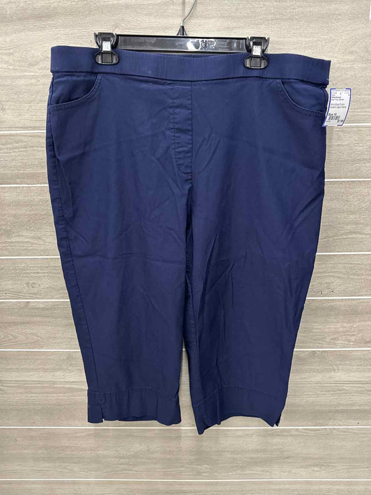 Alfred Dunner Size 18 Blue Plus Pants
