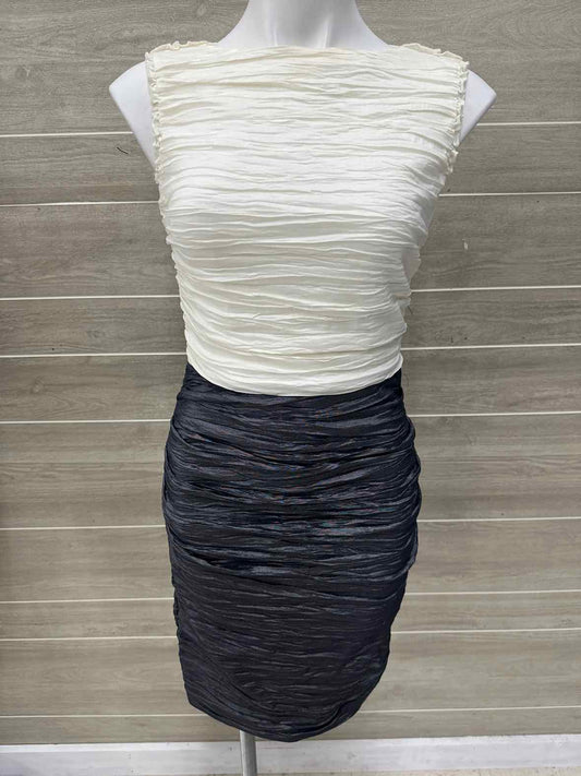 Suzi Chin Cream Womens Women Size 2 Dress