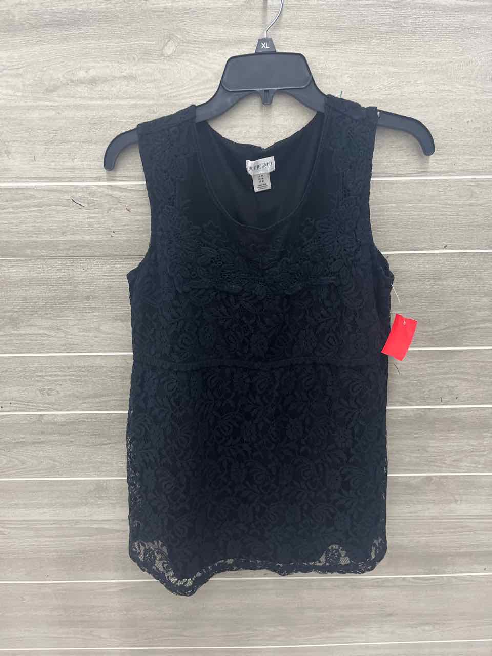 Motherhood Size M Black Maternity Tank Top