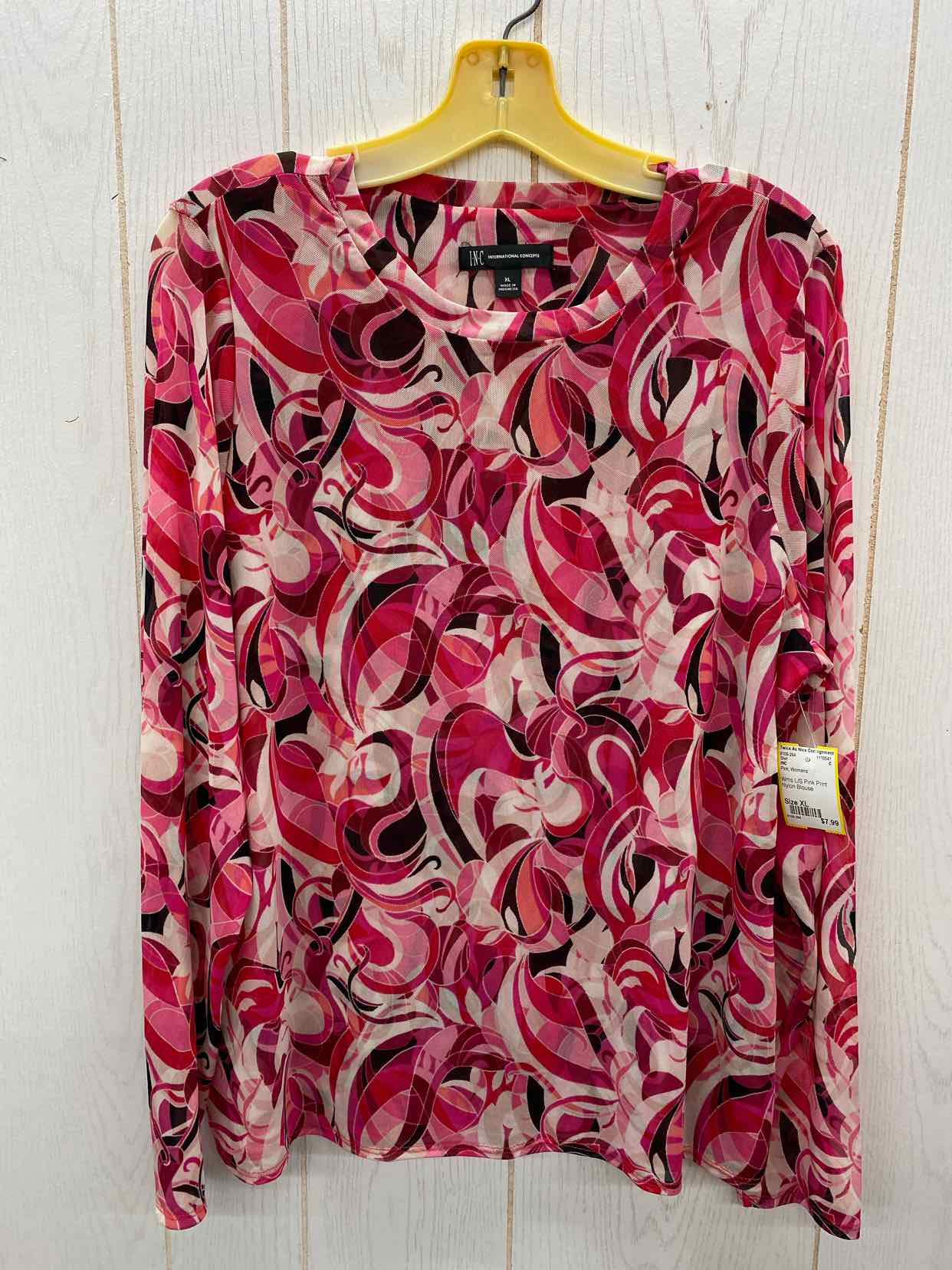 INC Pink Womens Size XL Shirt