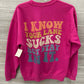 Size M Pink Womens Sweatshirt