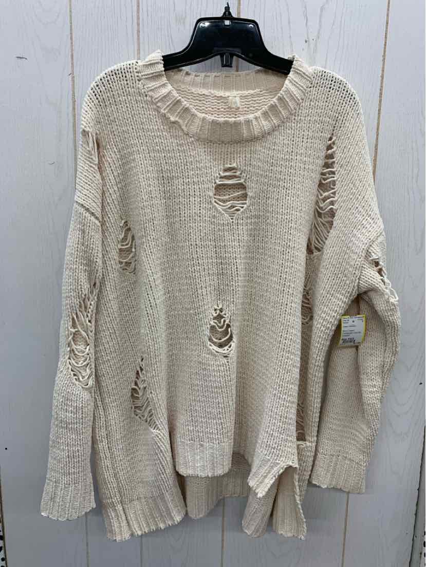 Cream Womens Size XS/S Sweater