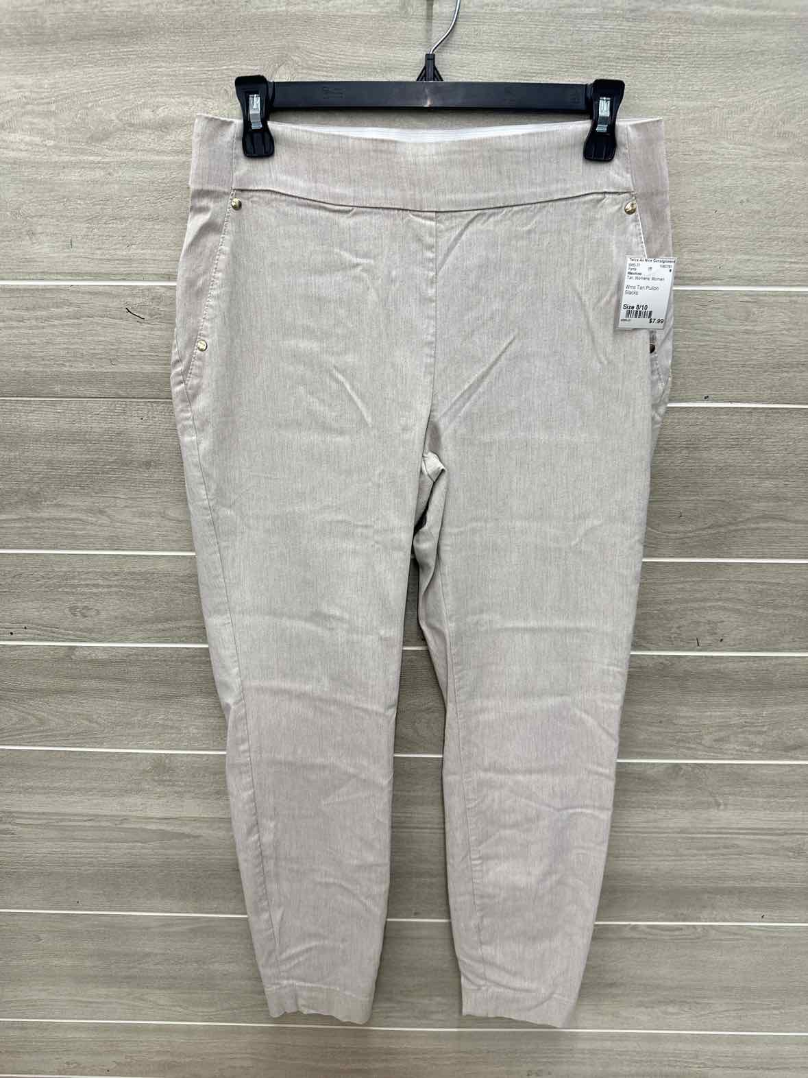 Maurices Size 8/10 Tan Womens Pants