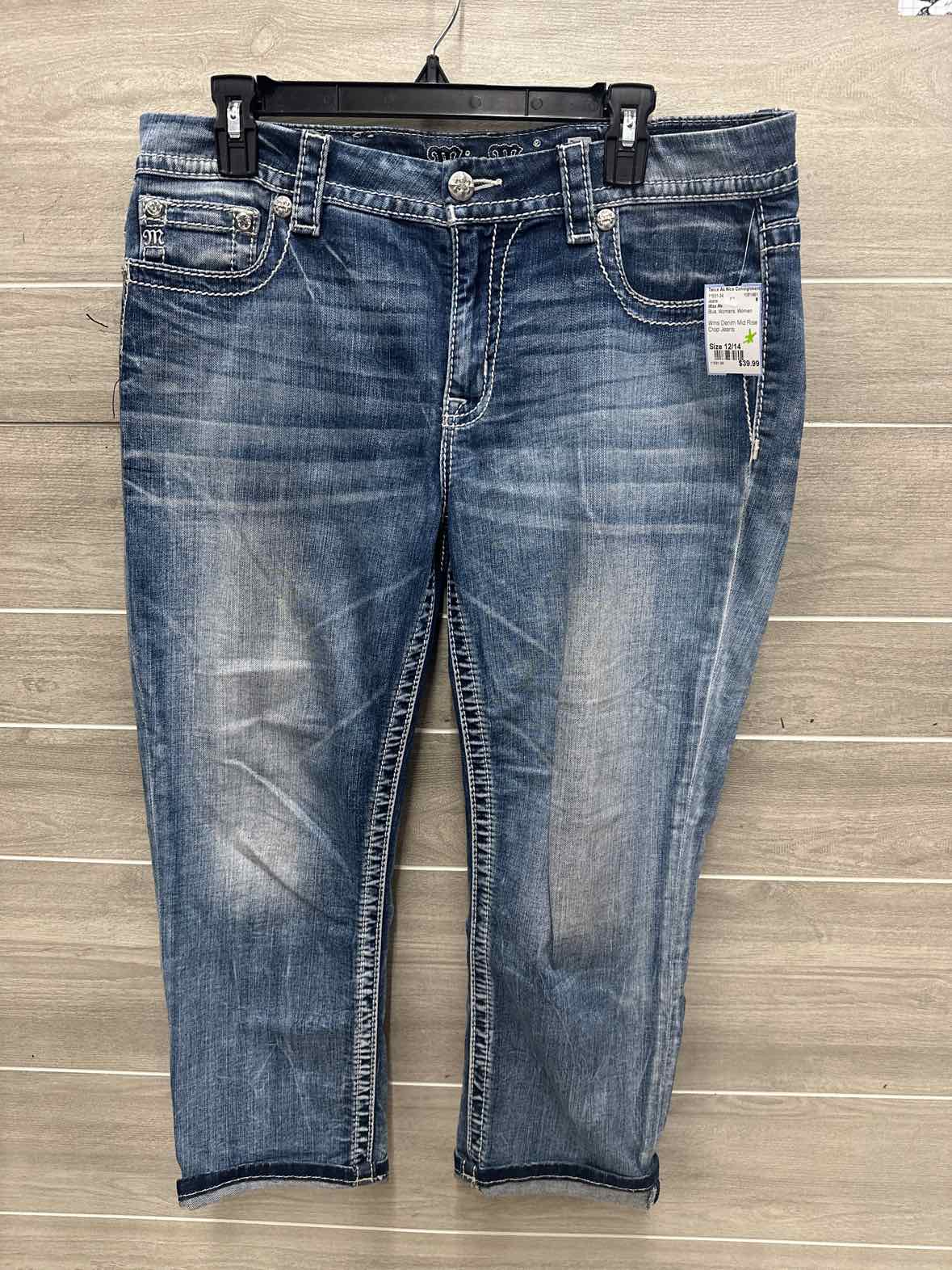 Miss Me Size 12/14 Blue Womens Jeans
