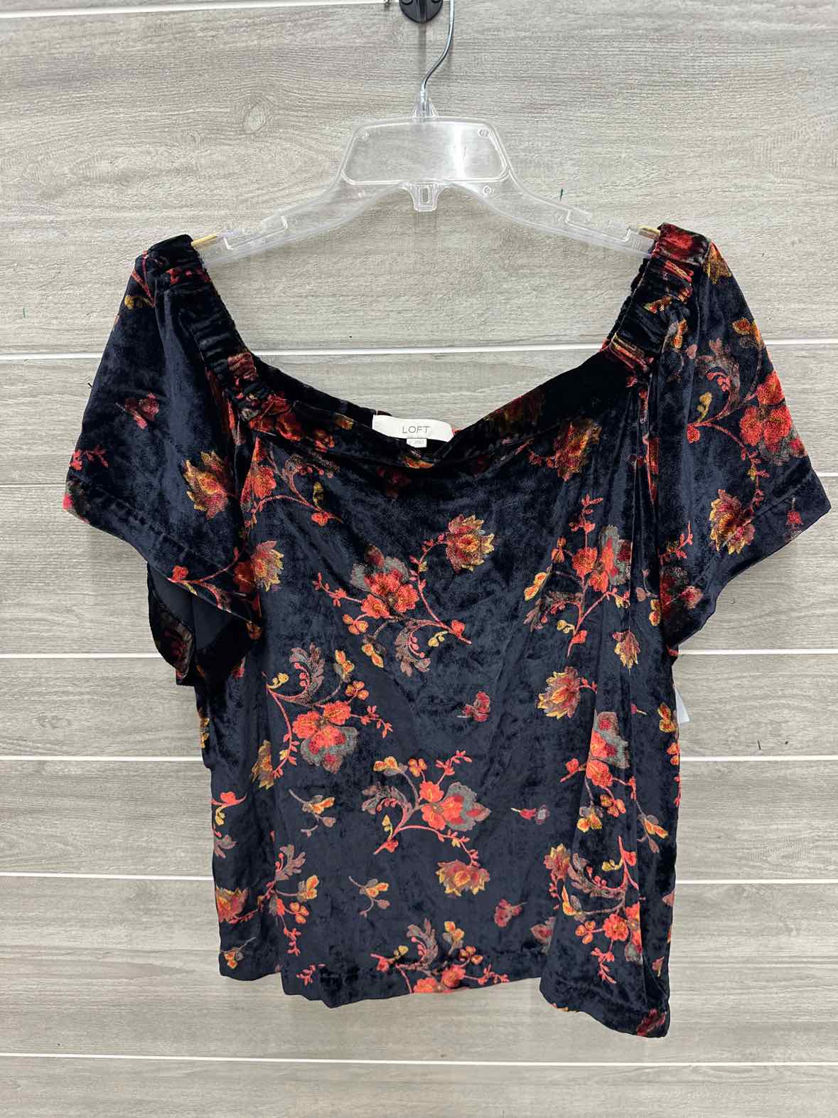 LOFT Size L Black Womens Shirt