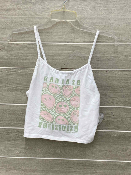 White Junior Size M/L Tank Top