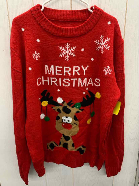 Red Womens Size XL Sweater