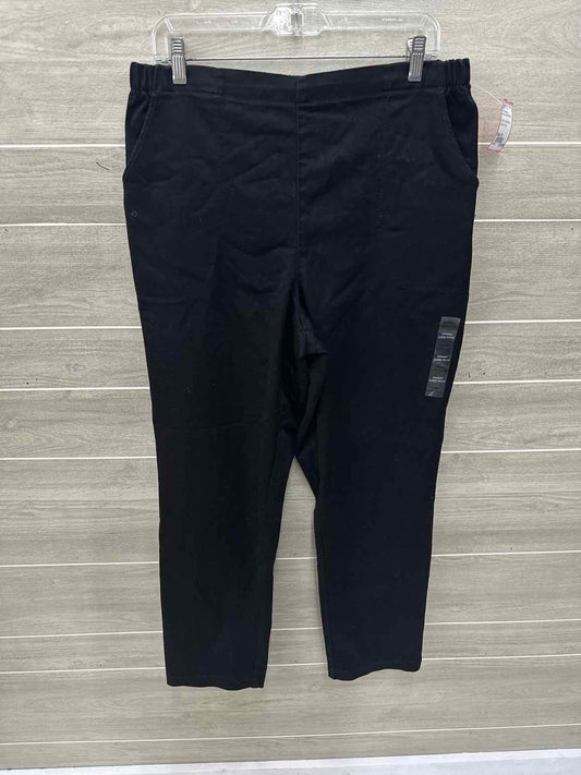 Croft & Barrow Black Womens Women Size 16 Pants