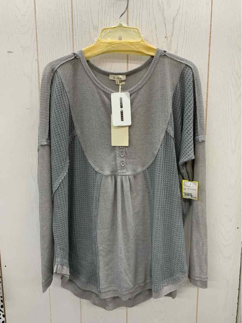 la miel Gray Womens Size Small Shirt