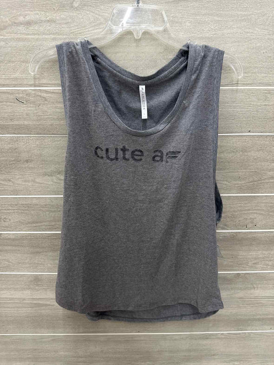 Fabletics Gray Womens Women Size L Tank Top