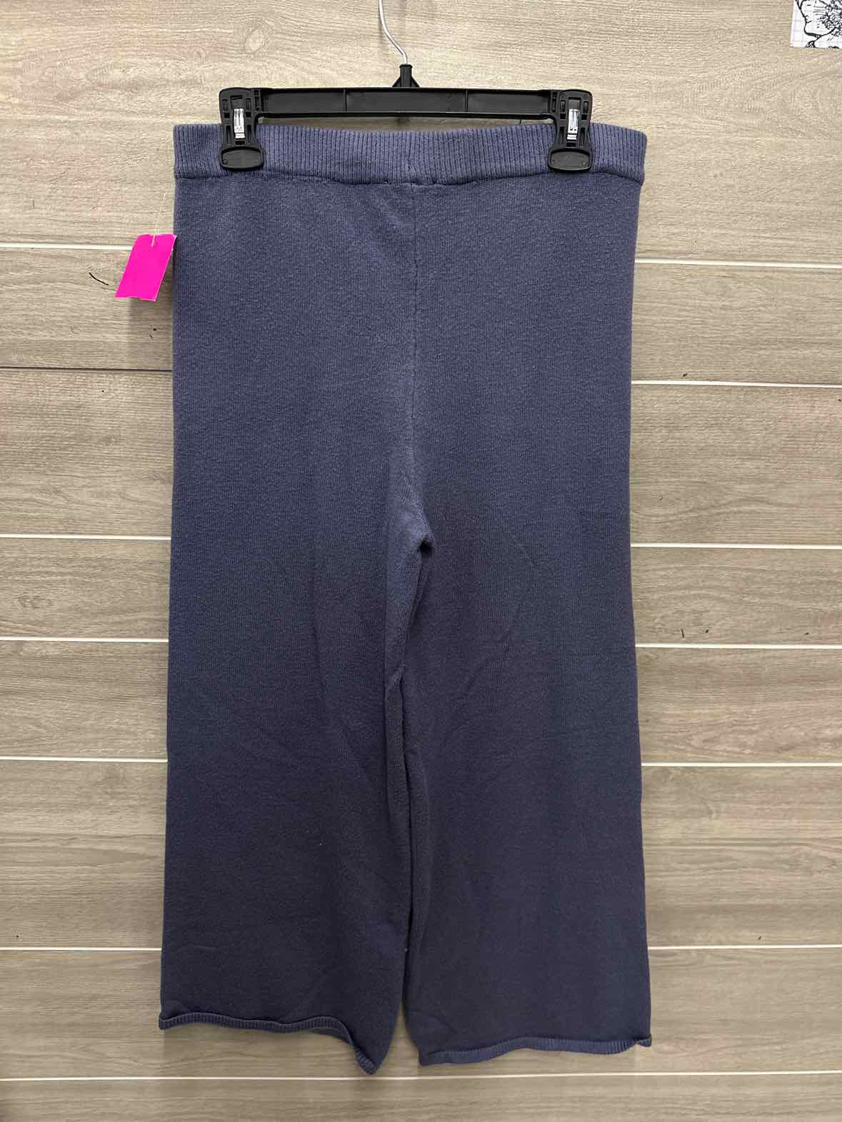 Pink Rose Size L Blue Womens Pants