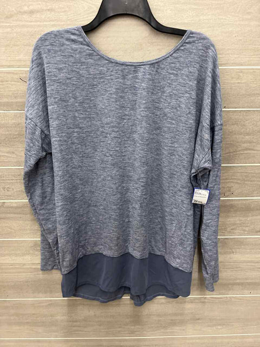 Danskin Now Size L Blue Womens Shirt